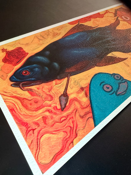 “BETA” signed art print